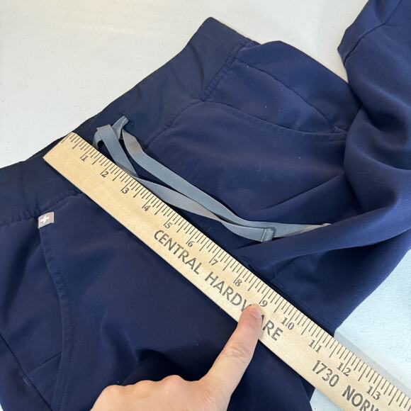 FIGS Zamora 2.0 Jogger Scrub Pants Sz XXS Navy Blue W18SW2005 - Picture 9 of 11